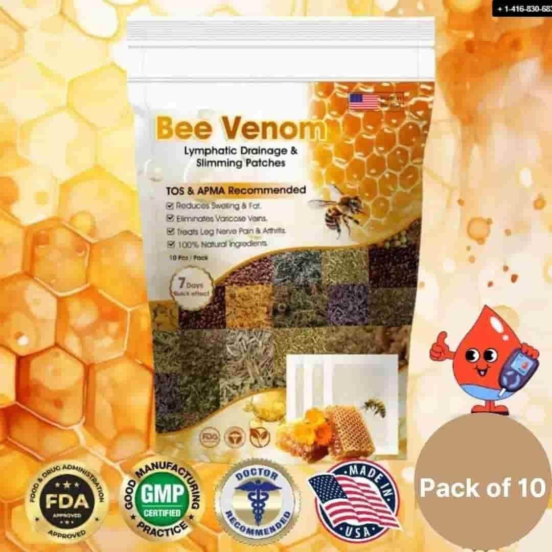 Vee Vesom Lymphatic Drainage & Sliming Foot Patches (10 Patches)