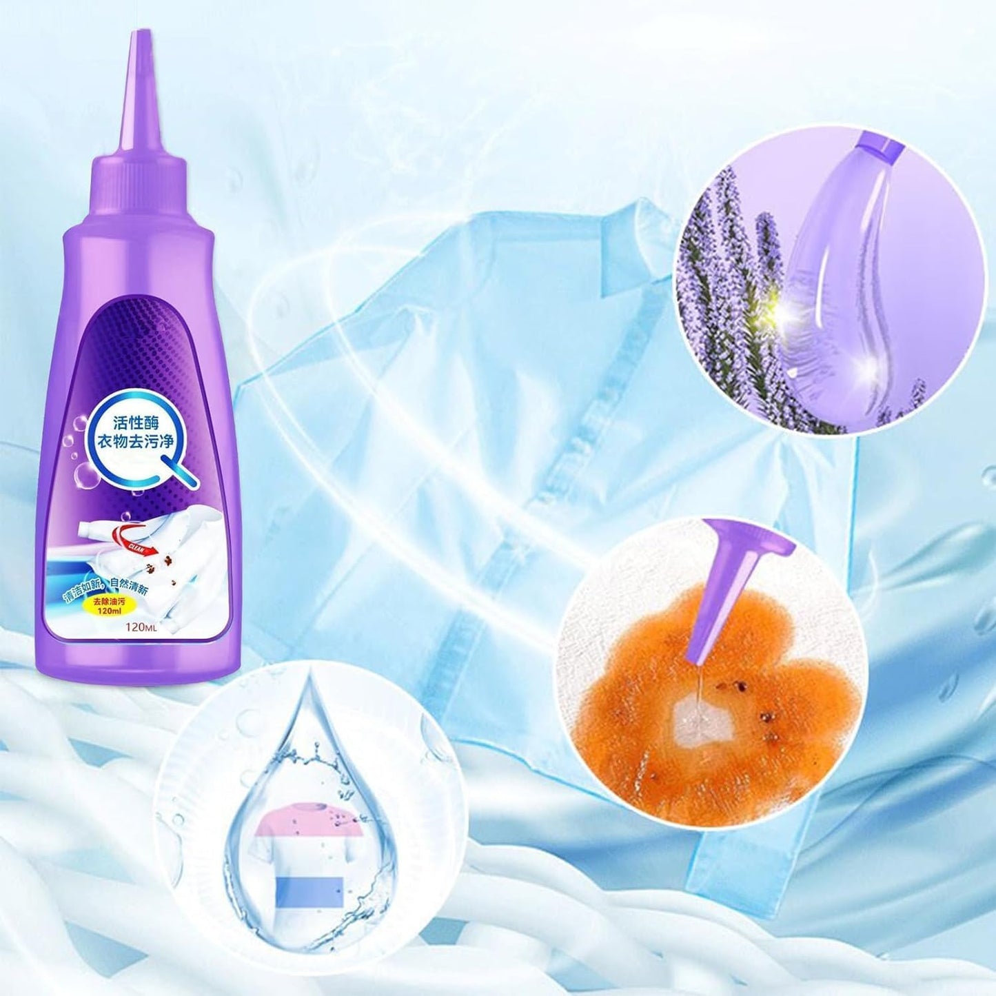Active Enzyme Fabric Stain Remover Liquid