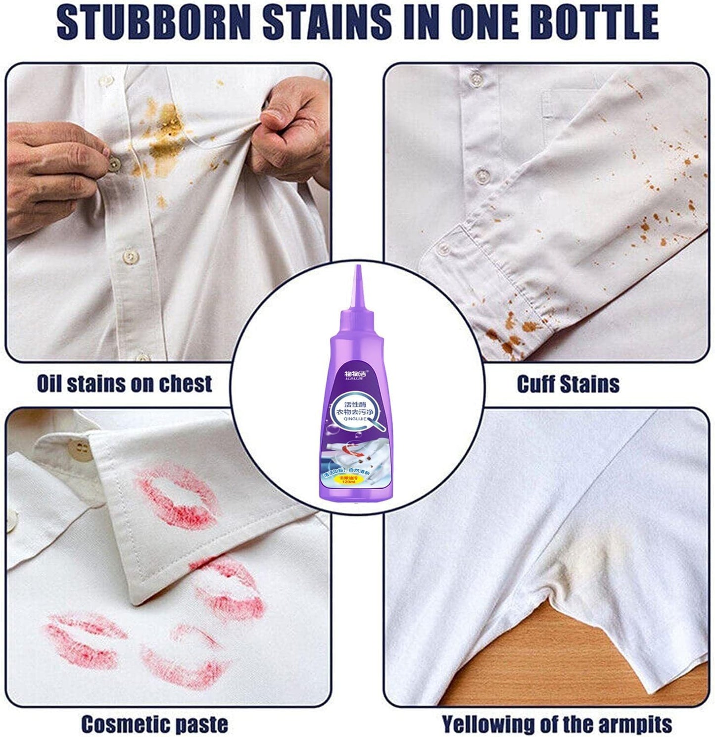 Active Enzyme Fabric Stain Remover Liquid